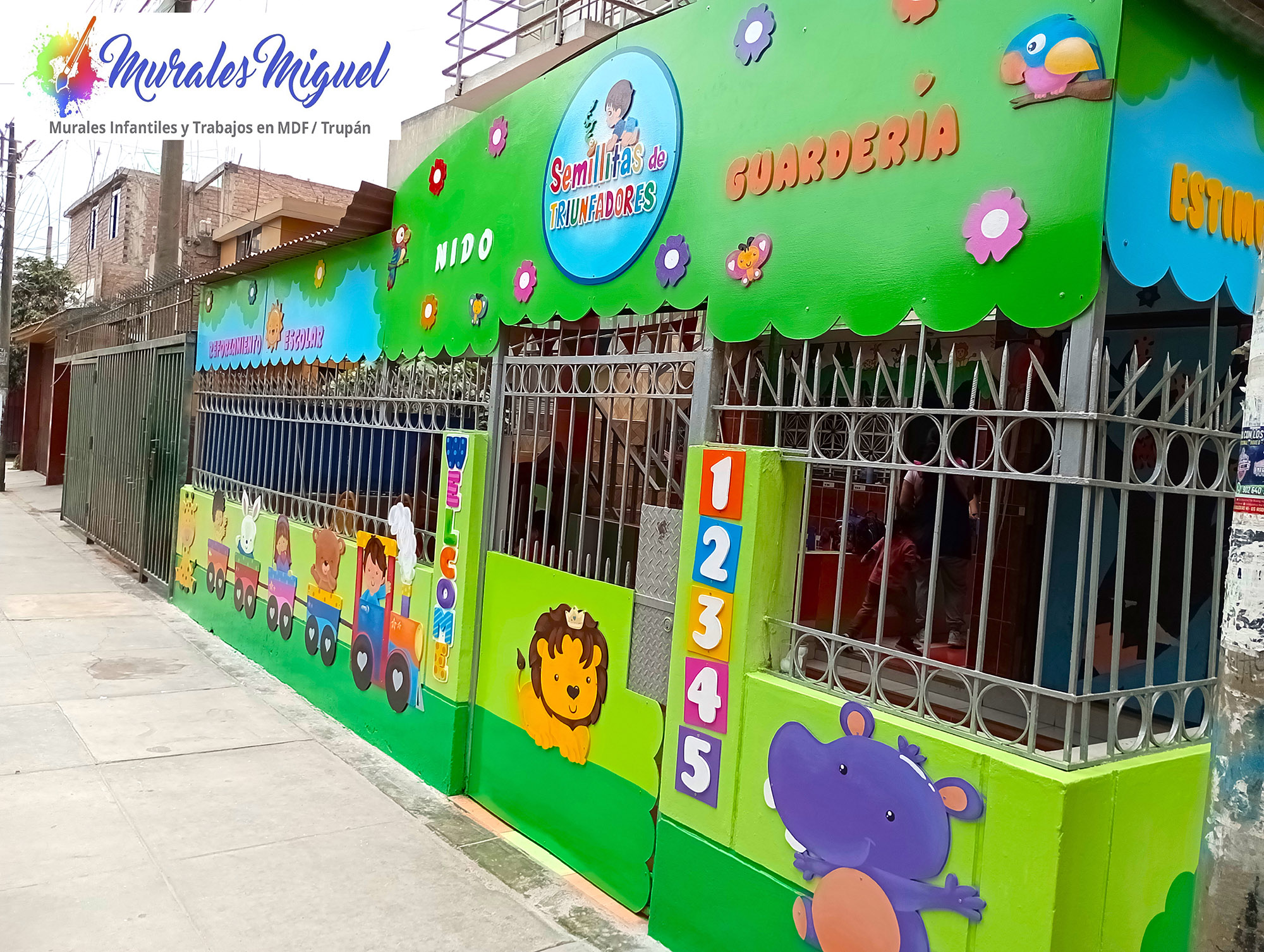 Murales infantiles en Lima Perú