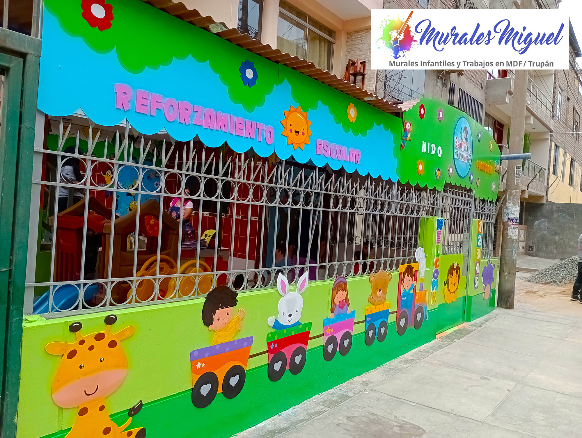 Murales infantiles en Lima Perú