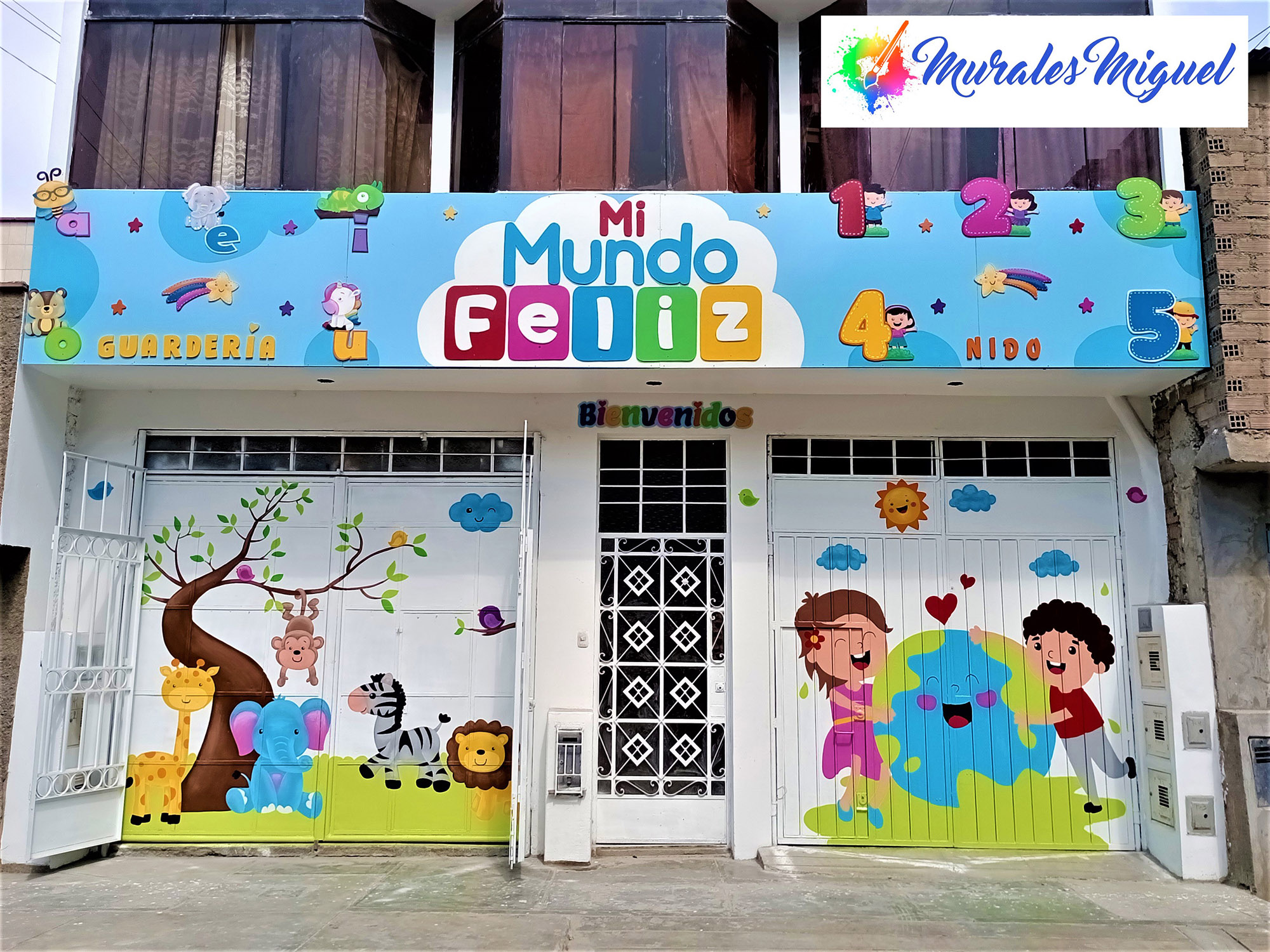 Murales infantiles en Lima Perú