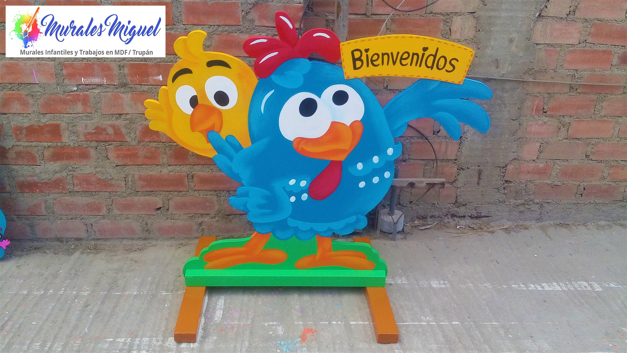 Parantes infantiles hechos con MDF Trupan